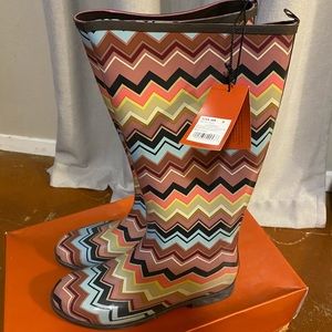 Missoni for Target rain boots